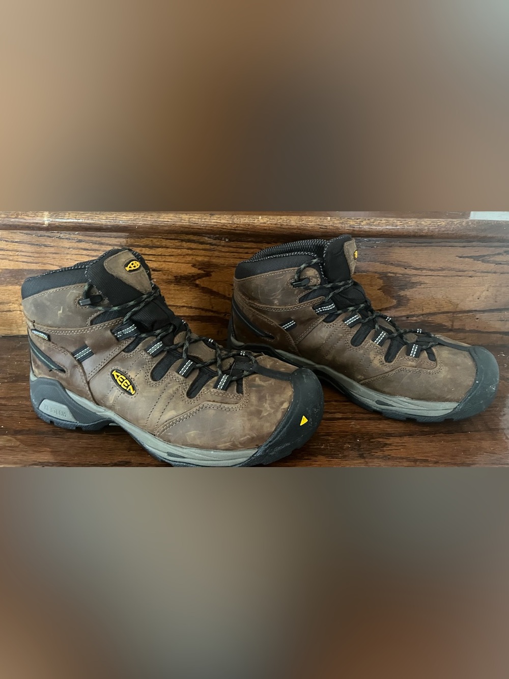 KEEN Utility Men’s Size 11 Steel Toe Waterproof Leather Work Boots ASTM Brown